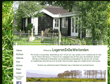 Tablet Screenshot of logerenindeweilanden.nl